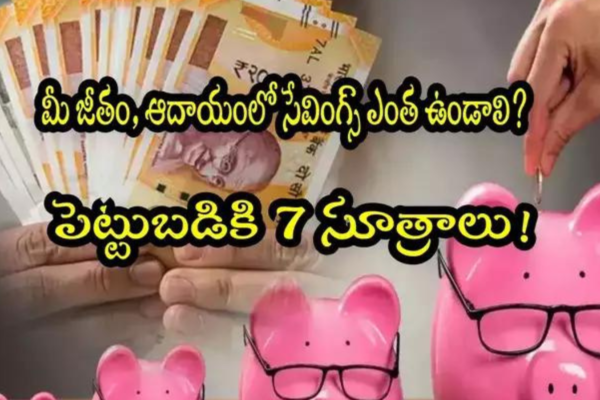 Savings: మీ శాలరీలో  పొదుపు ఎంతుండాలి? ఈ 7 సూత్రాలు తెలుసుకోండి!